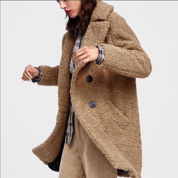 NWOT ZARA TEDDY BEAR COAT 🧥 - Picture 6 of 8